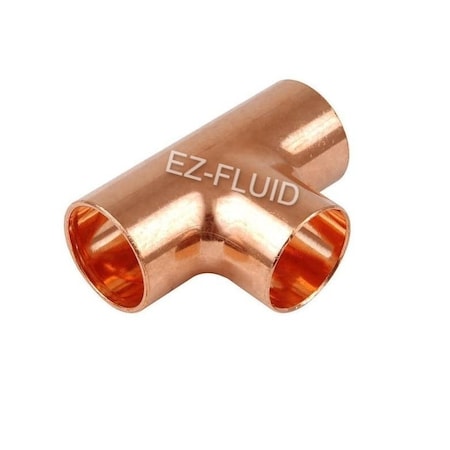 Ez-Fluid 1 1/4 C x C x C COPPER TEE EZCT196